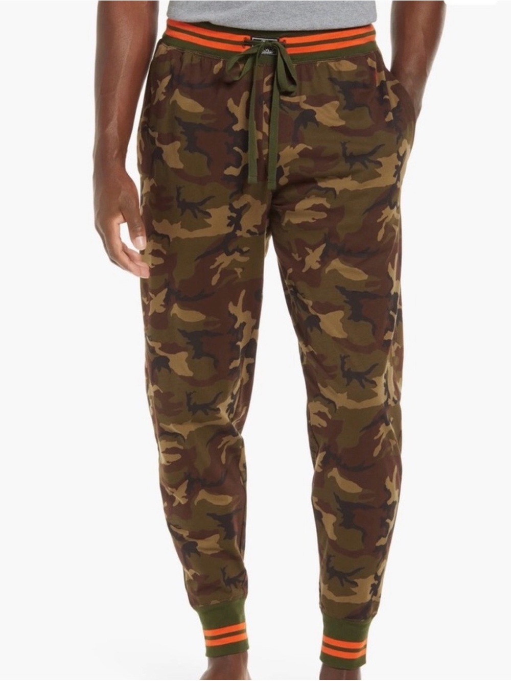 Polo by Ralph Lauren Olive & Brown Camo Jogger Pants